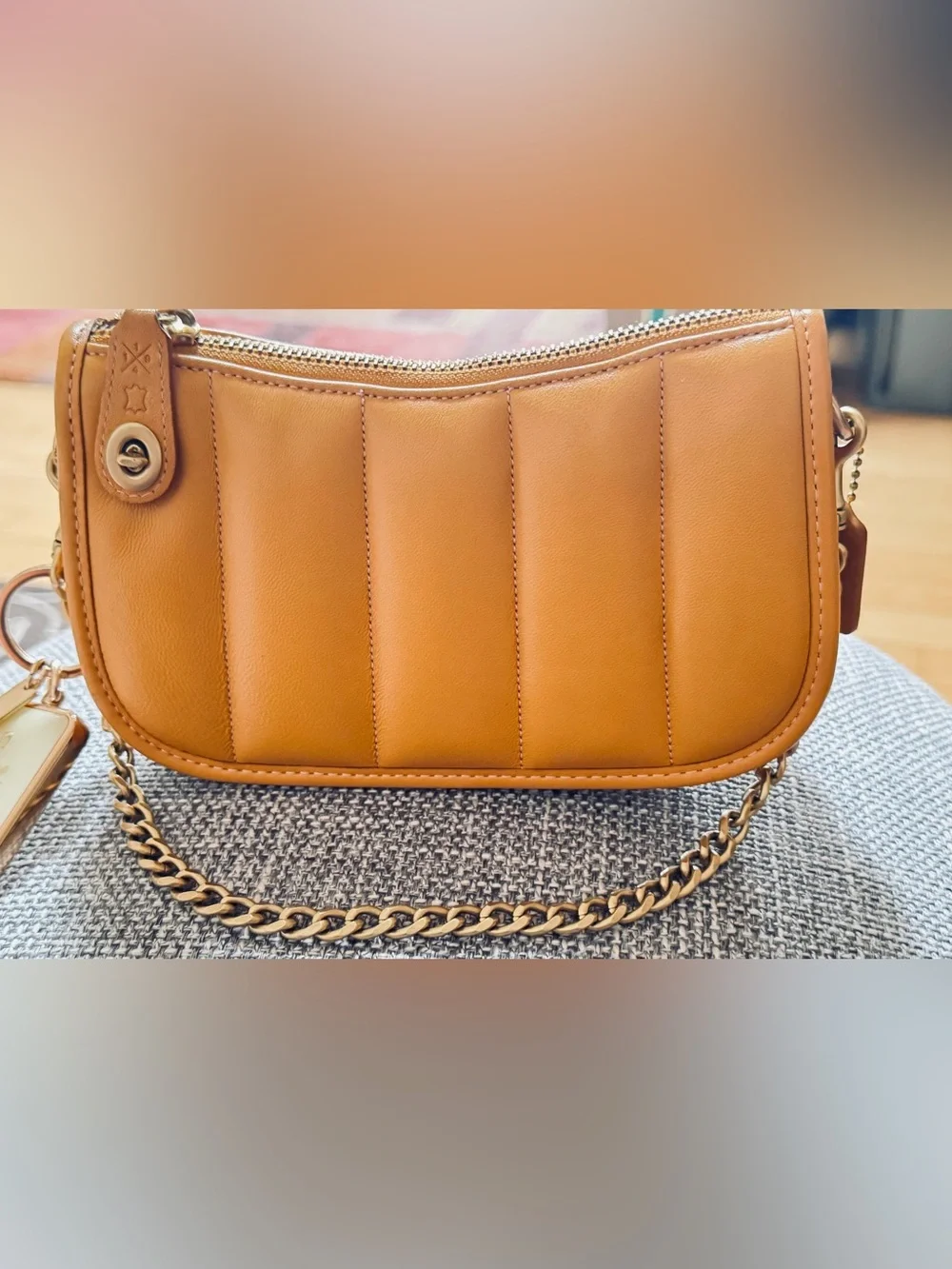COACH Swinger 20 Shoulder bag made with quilted nappa leather